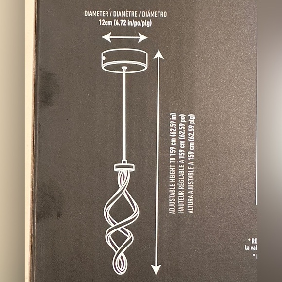 Artika Swirl 13-Watt Light Chrome Integrated LED Mini Pendant Light Fixture - Picture 14 of 16